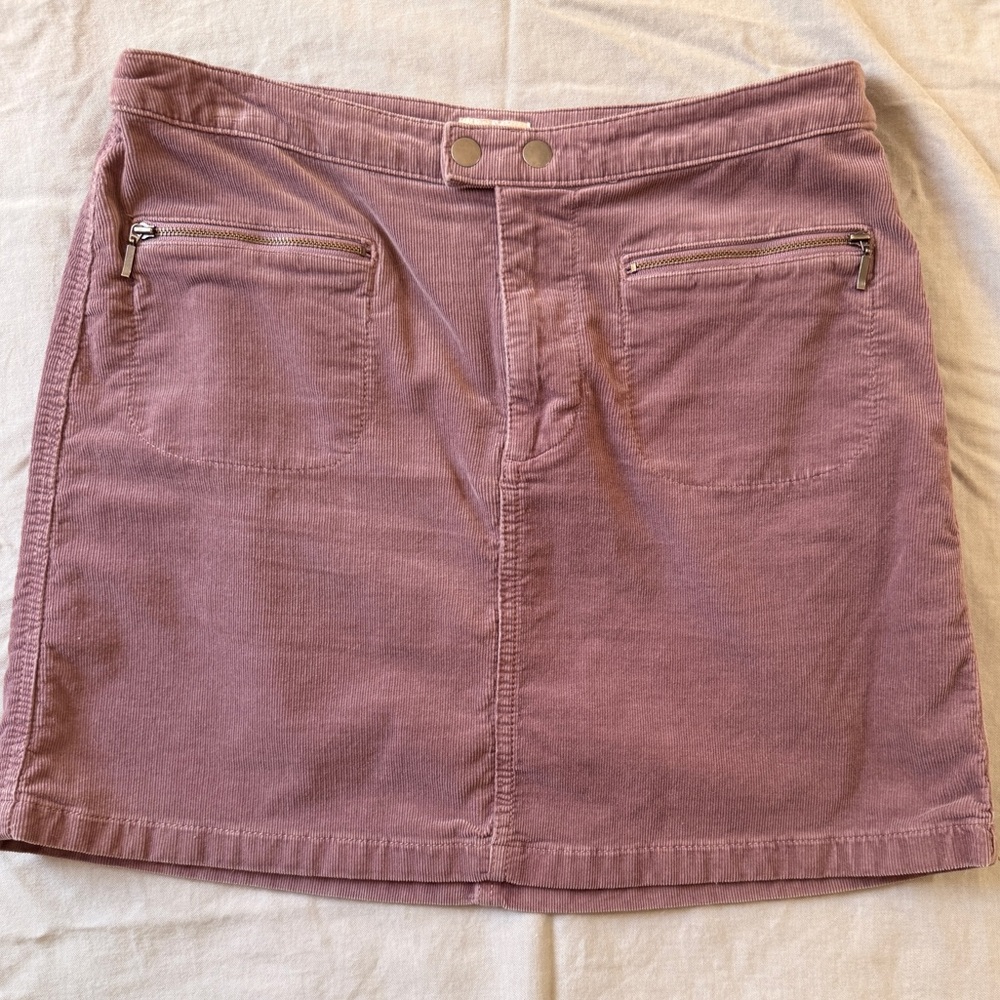 Mossimo Supply Co. Mauve Corduroy Mini Skirt